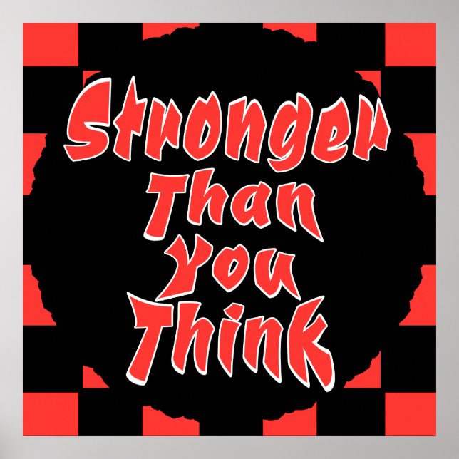 Stronger Than You Think Poster (Front)