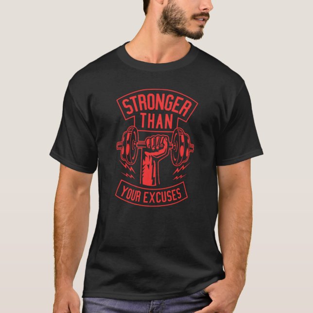 Stronger than your ecuses  gift T-Shirt (Front)