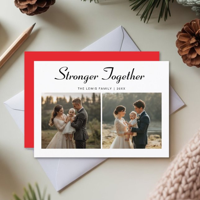 Stronger Together Family Christmas Holiday Card (Creator Uploaded)