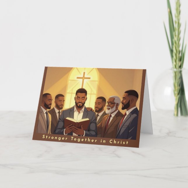 Stronger Together in Christ Greeting Card (Front)