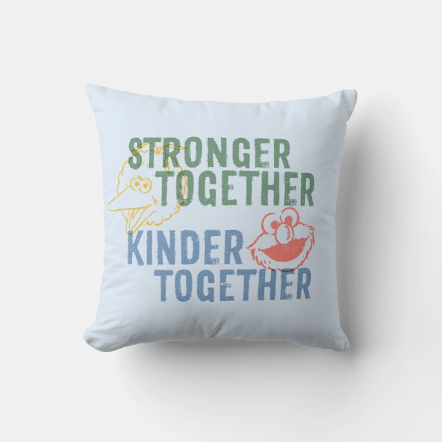Stronger Together Kinder Together Cushion (Front)