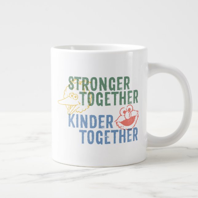 Stronger Together Kinder Together Large Coffee Mug (Right)