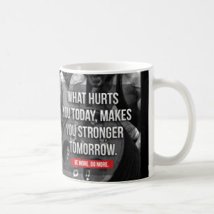 STRONGER TOMORROW - "Body building" Motivational Coffee Mug