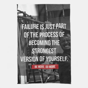 Strongest Version Of Yourself Workout Motivational Tea Towel