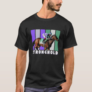 Stronghold Horse Horse Racing Del Mar Santa Anita T-Shirt