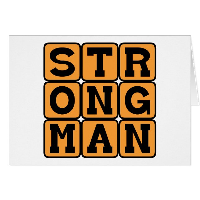 Strongman, Bodybuilder (Front Horizontal)