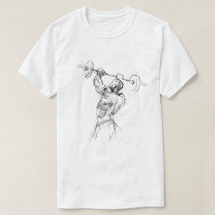 Strongman Lifting Weights T-Shirt