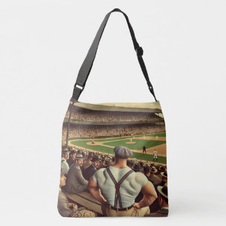 Strongman Watching Baseball Shoulder Tote