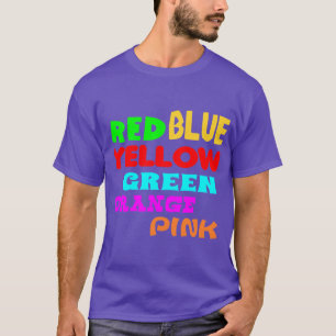 Stroop effect, read the colours T-Shirt