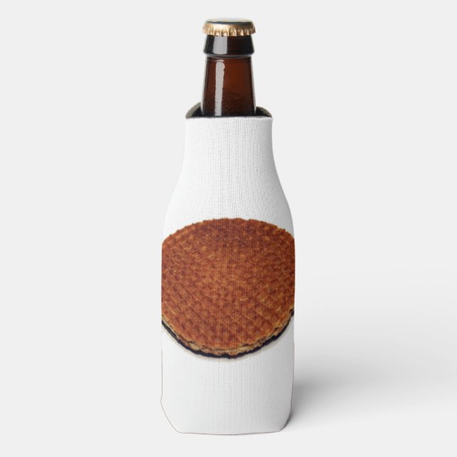 Stroopwafel Bottle Cooler (Bottle Front)