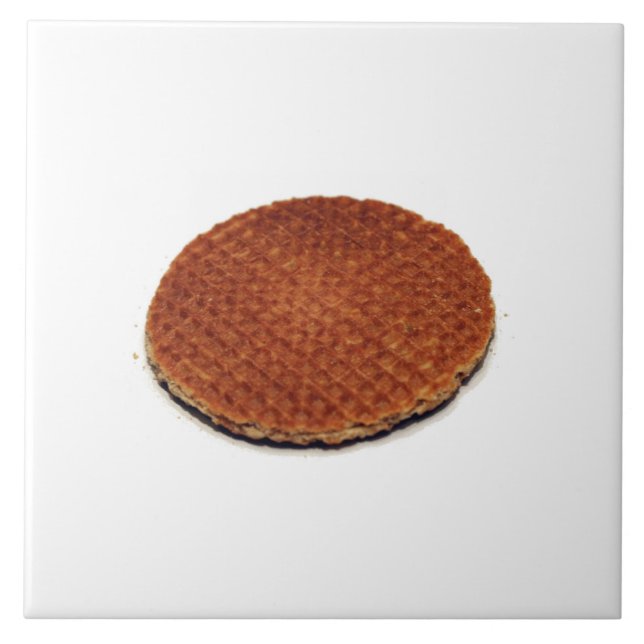 Stroopwafel Ceramic Tile (Front)