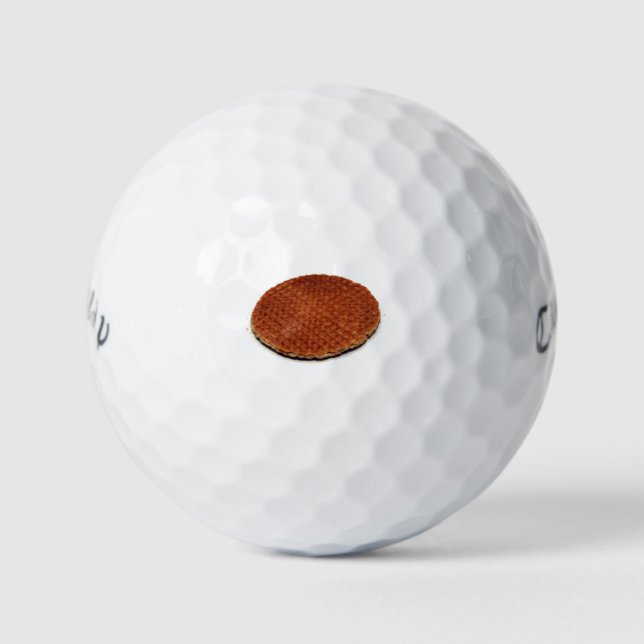 Stroopwafel Golf Balls (Front)
