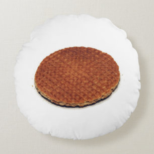 Stroopwafel Round Cushion
