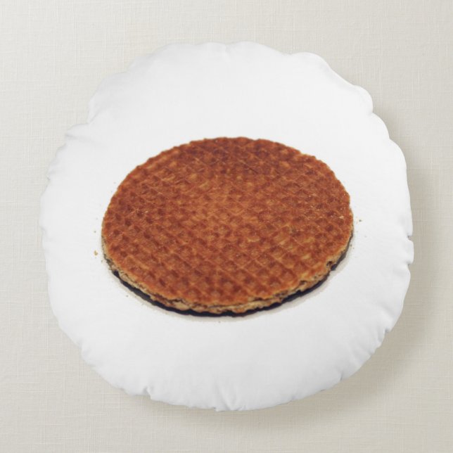 Stroopwafel Round Cushion (Front)