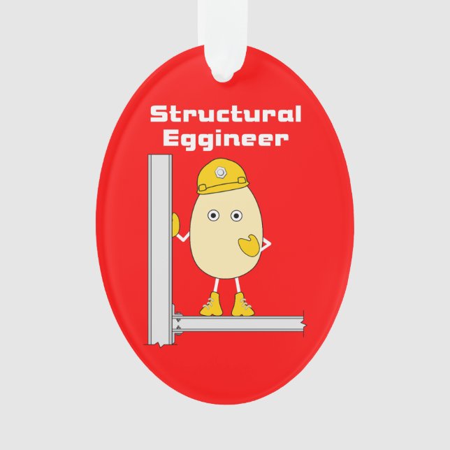 Structural Eggineer Ornament (Front)
