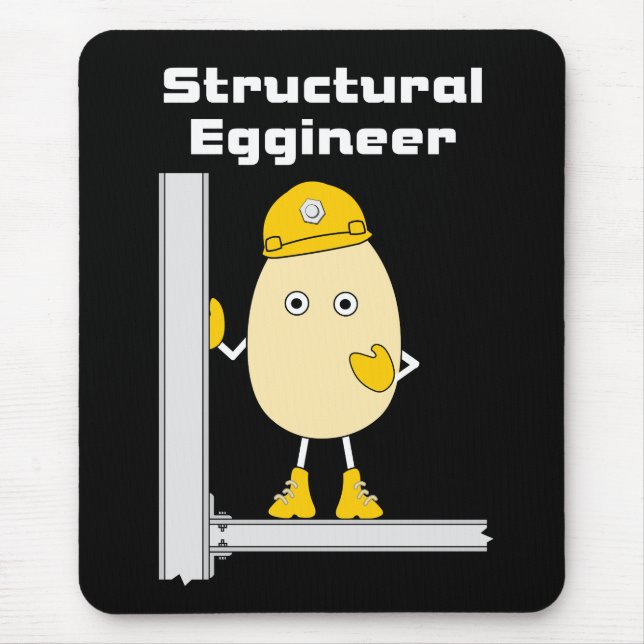 Structural Eggineer T-Shirt Mouse Pad (Front)