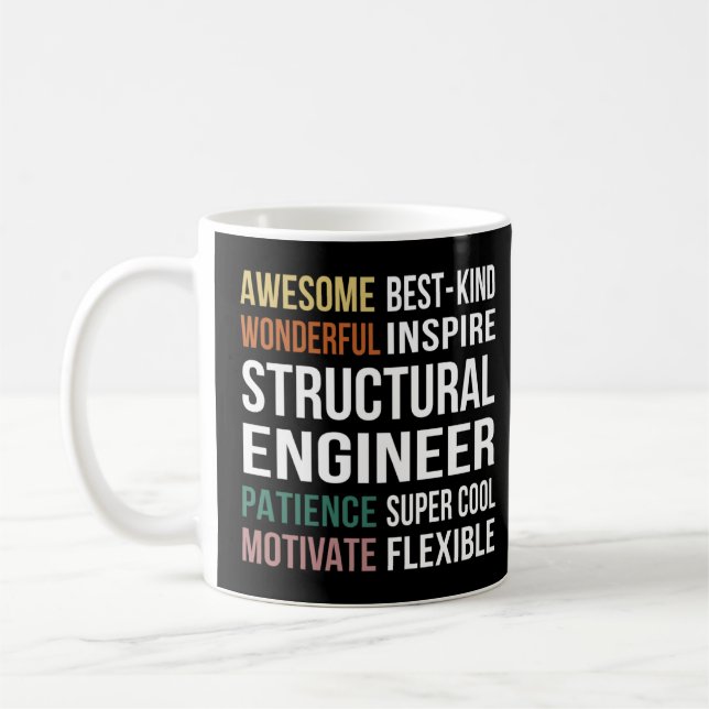 Structural Engineer  Appreciation  Coffee Mug (Left)