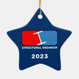 Structural Engineer League Ceramic Ornament