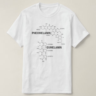 Structural Formula of Melanin T-Shirt