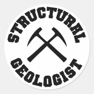 Structural Geologist Classic Round Sticker