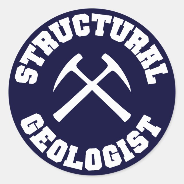 Structural Geologist Sticker (Front)