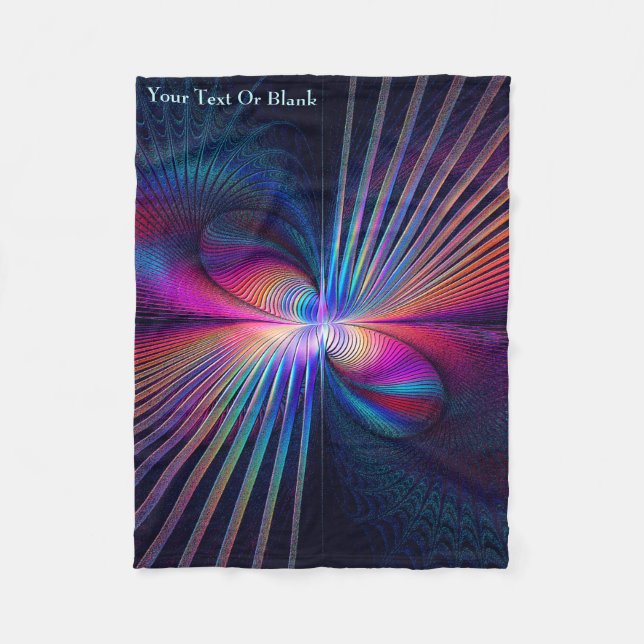 Structural Iridescence Fleece Blanket (Front)