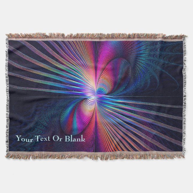 Structural Iridescence Throw Blanket (Front)