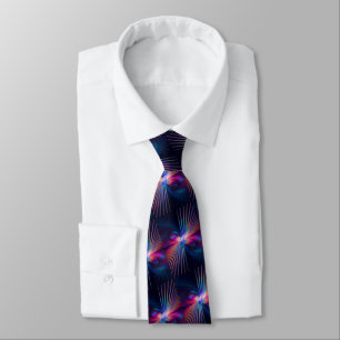 Structural Iridescence Tie