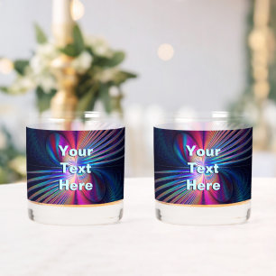 Structural Iridescence Whiskey Glass