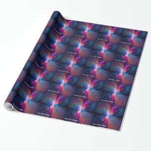 Structural Iridescence Wrapping Paper