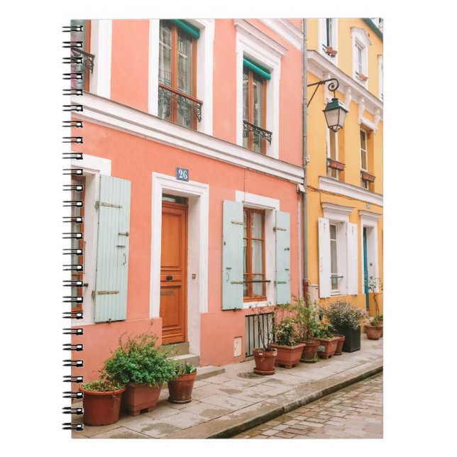 STRUCTURAL PHOTOGRAPHY OF MULTICOLORED BUILDING NOTEBOOK (Front)