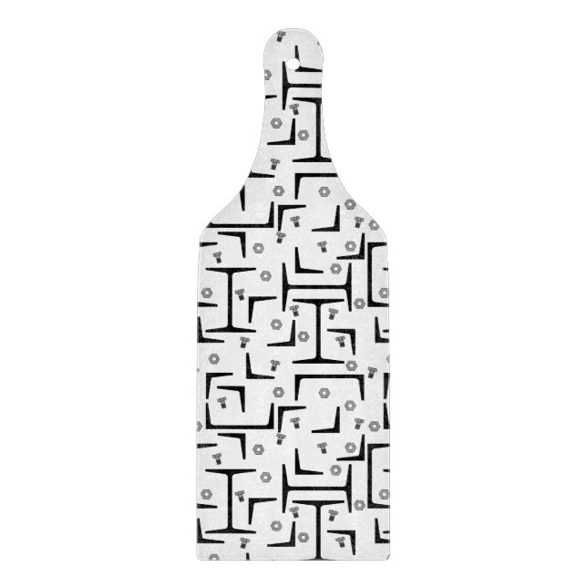 Structural Steel Pattern Cutting Board (Front)