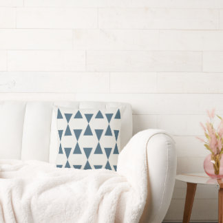 Structure A | Slate Blue & Off-White Cushion