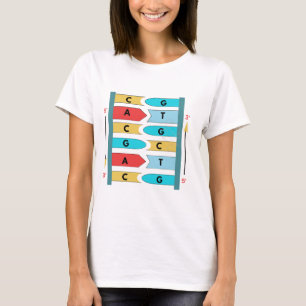 Structure of DNA Molecule , Biology Science Gift  T-Shirt