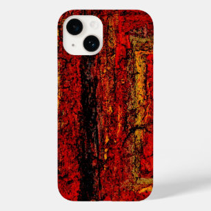Structure Red African Abstract Case-Mate iPhone 14 Case