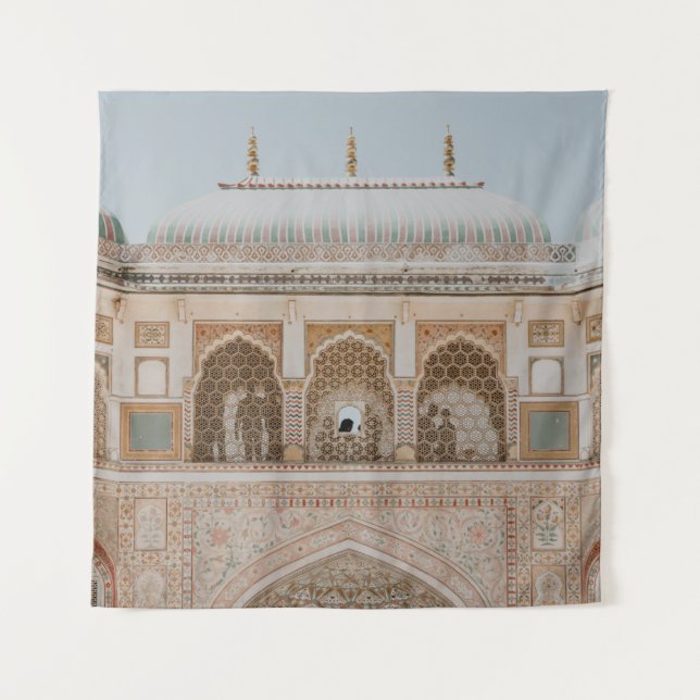 STRUCTURE UNDER CLEAR SKY TAPESTRY (Front)