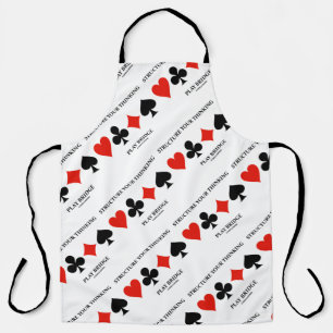 Structure Your Thinking Play Bridge Card Suits Apron