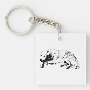 Structured Calm Travels With You Key Ring