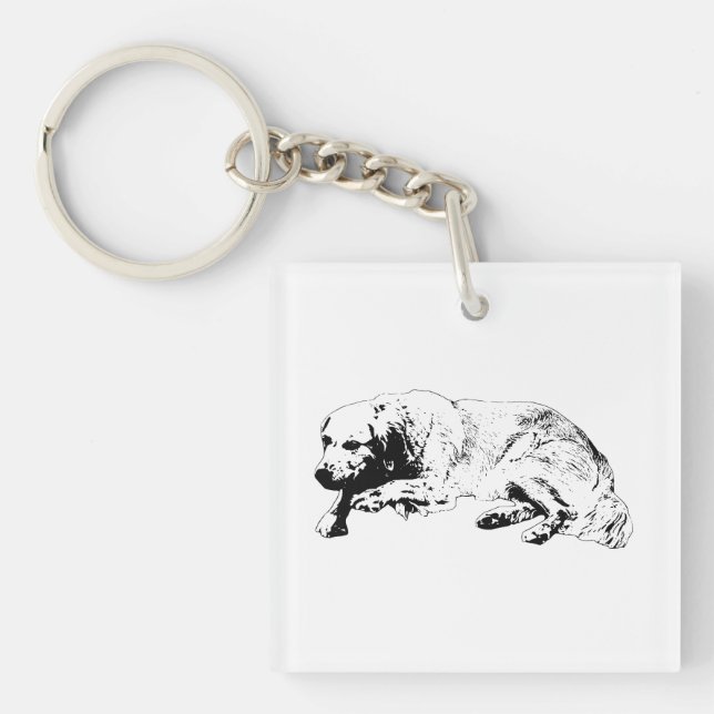 Structured Calm Travels With You Key Ring (Front)