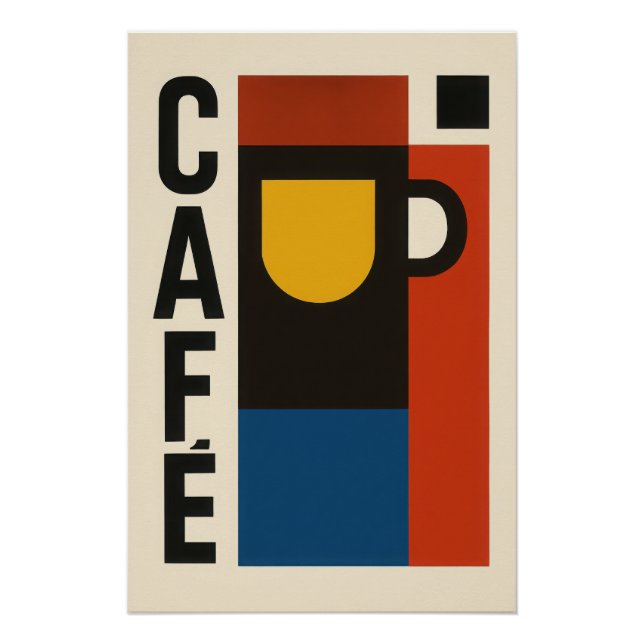 Structured coffee poster (Front)