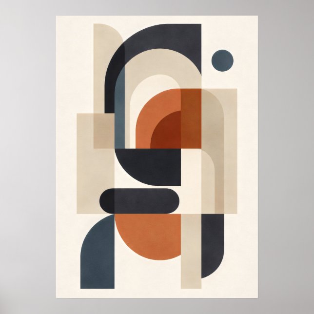 Structured Stillness Poster (Front)