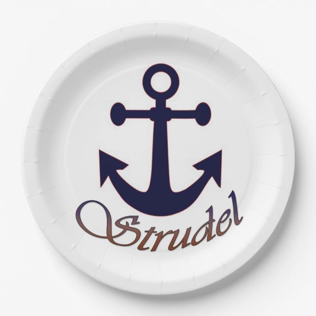 Strudel Paper Plates! Plate (Front)