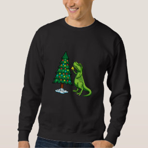 Struggle Is Real Dinosaur Christmas Tree Star Cute Sweatshirt