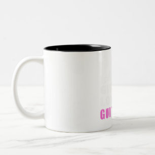 Strum Along with This Girl Loves Her Guitarist Tee Two-Tone Coffee Mug