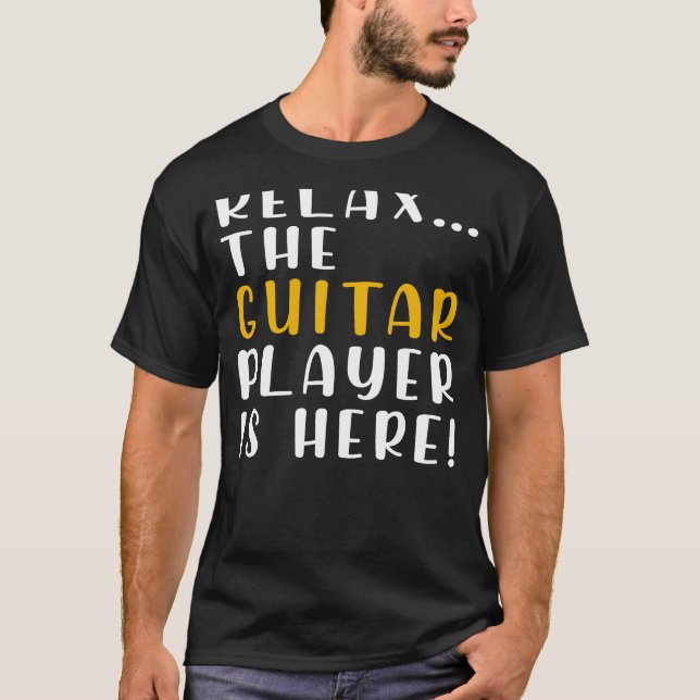 Strum & Chill - Relax with Our Hilarious Guitar Pl T-Shirt (Front)