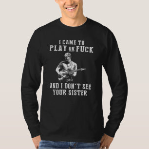 Strum the Strings of Humour with this Guitar-Theme T-Shirt