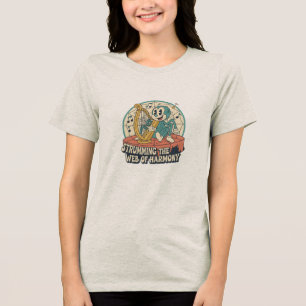 Strumming the web of harmony Tri-Blend shirt