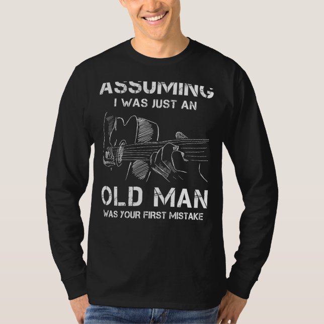 Strumming Up Chuckles: Guitar Tee that Defies Expe (Front)
