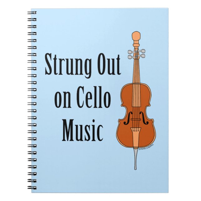 Strung Out Cello Notebook (Front)