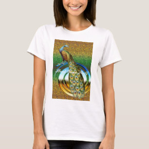 Strut Your Stuff Peacock Colours Women’s Art  T-Shirt